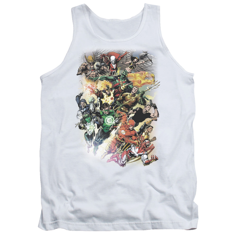 Justice League Brightest Day #0 Mens Tank Top Shirt White