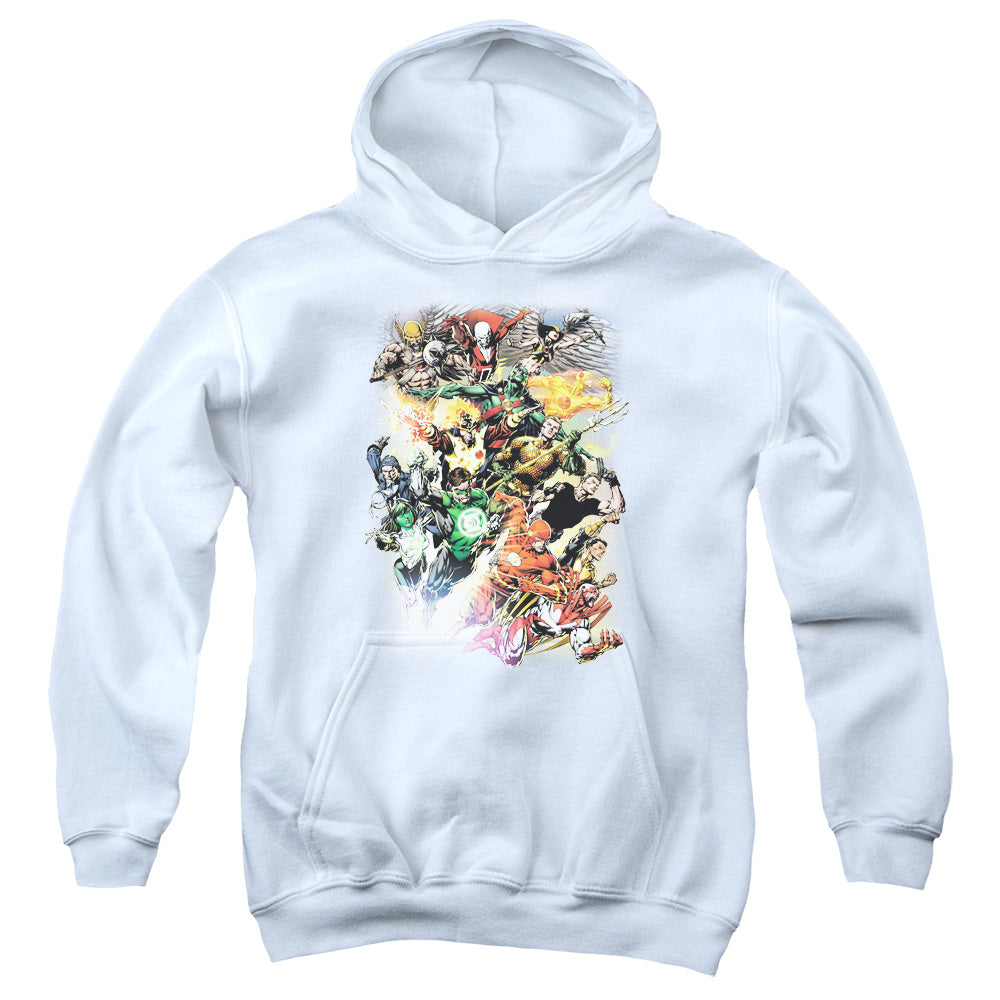 Justice League Brightest Day #0 Kids Youth Hoodie White