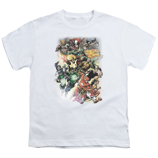Justice League Brightest Day #0 Kids Youth T Shirt White
