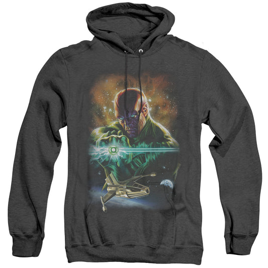 Justice League(Gl) Abin Sur Heather Mens Hoodie Black