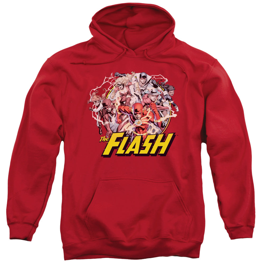 Justice League Flash Family Mens Hoodie Red