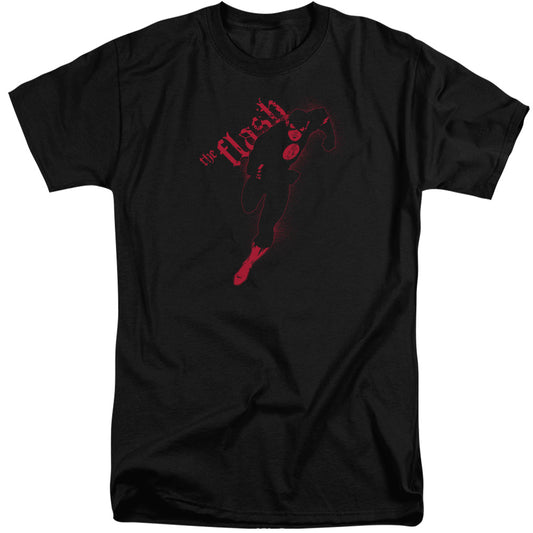 Justice League Flash Darkness Mens Tall T Shirt Black