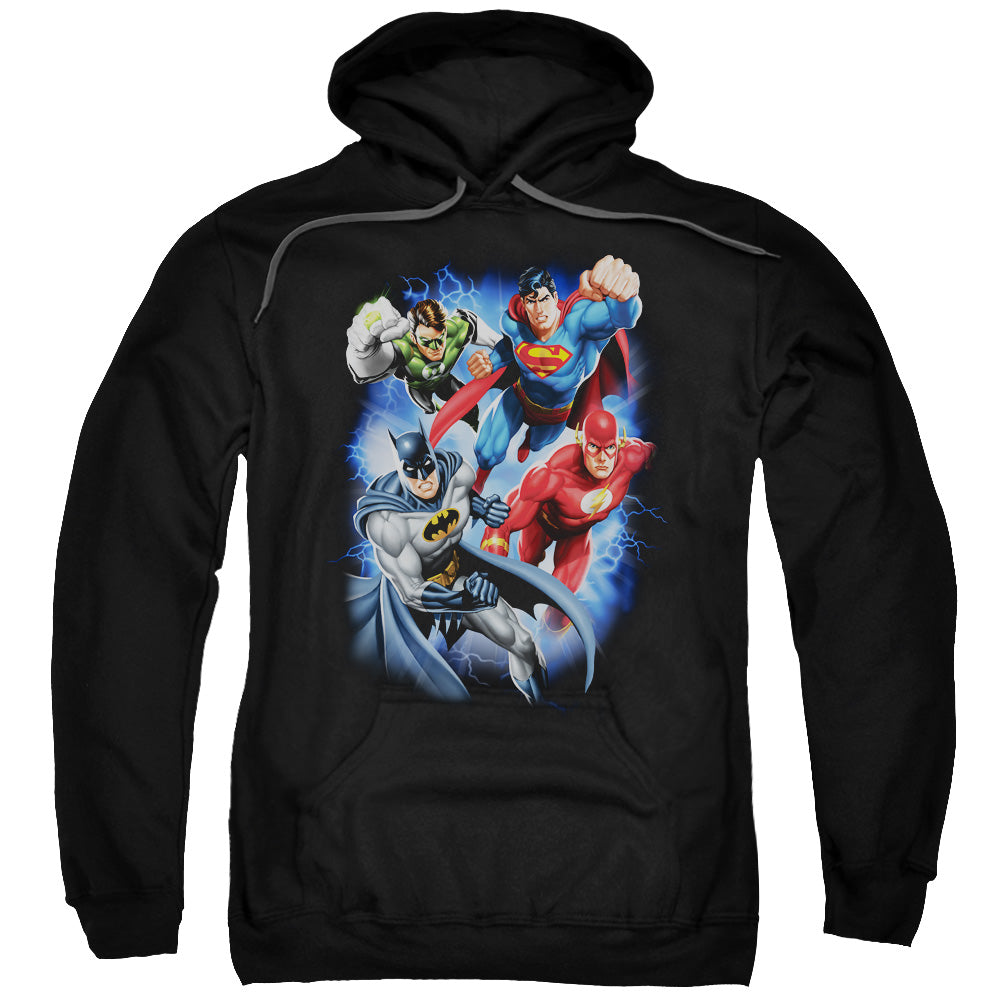 Justice League Storm Makers Mens Hoodie Black