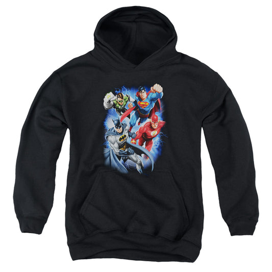 Justice League Storm Makers Kids Youth Hoodie Black