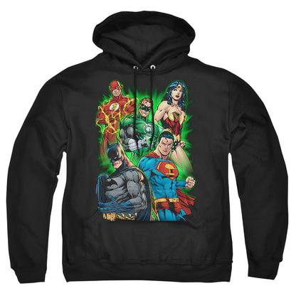 Justice League Of America Will Power Mens Hoodie Black Officially Licensed