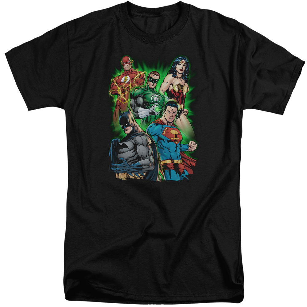 Justice League Of America Will Power Mens Tall T Shirt Black Officially Licensed