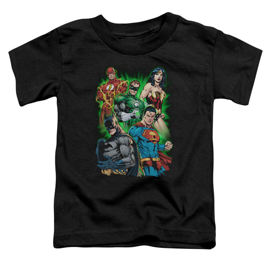 Justice League Will Power Toddler Kids Youth T Shirt Black