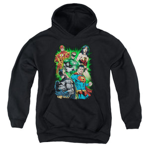 Justice League Will Power Kids Youth Hoodie Black