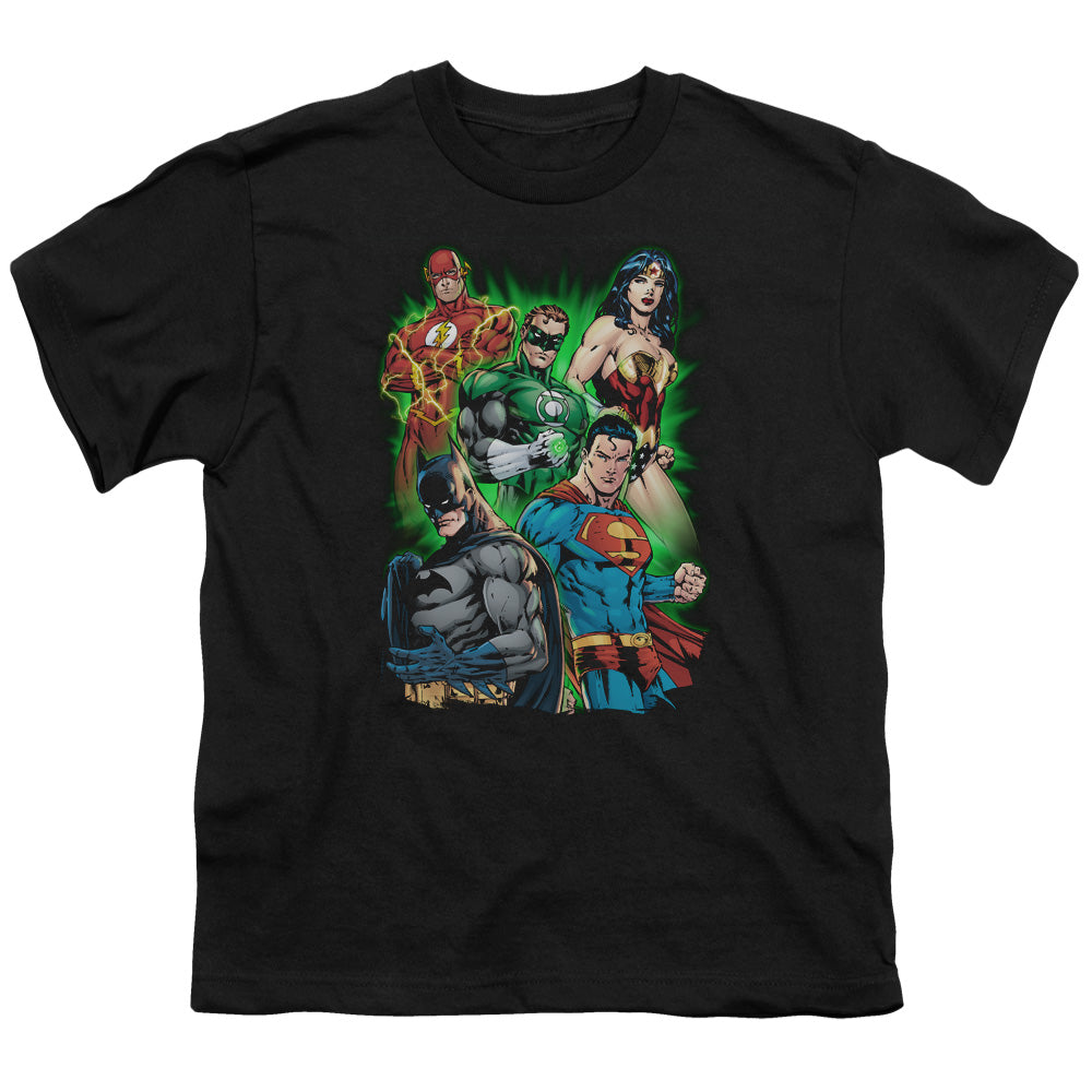 Justice League Will Power Kids Youth T Shirt Black