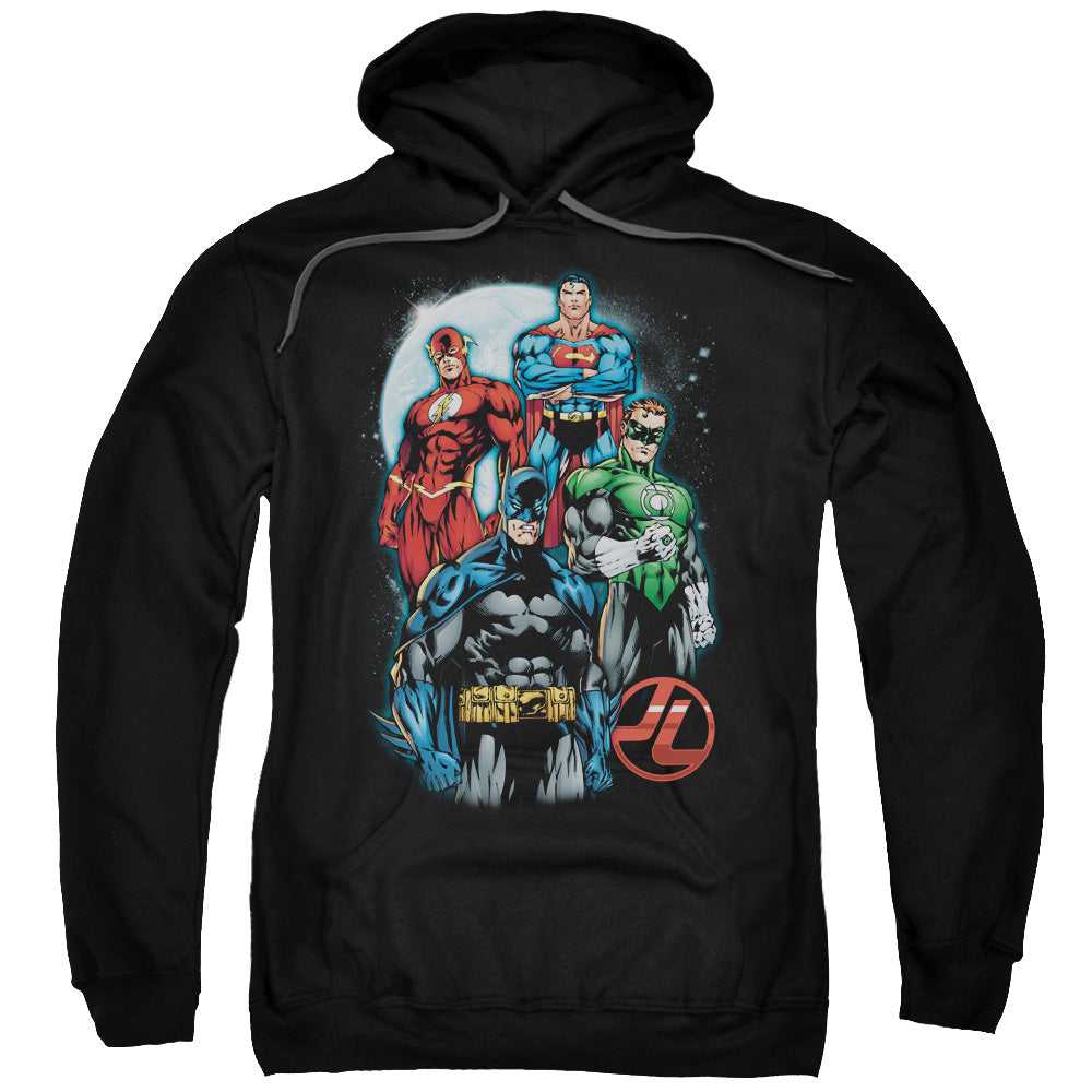 Justice League the Four Mens Hoodie Black