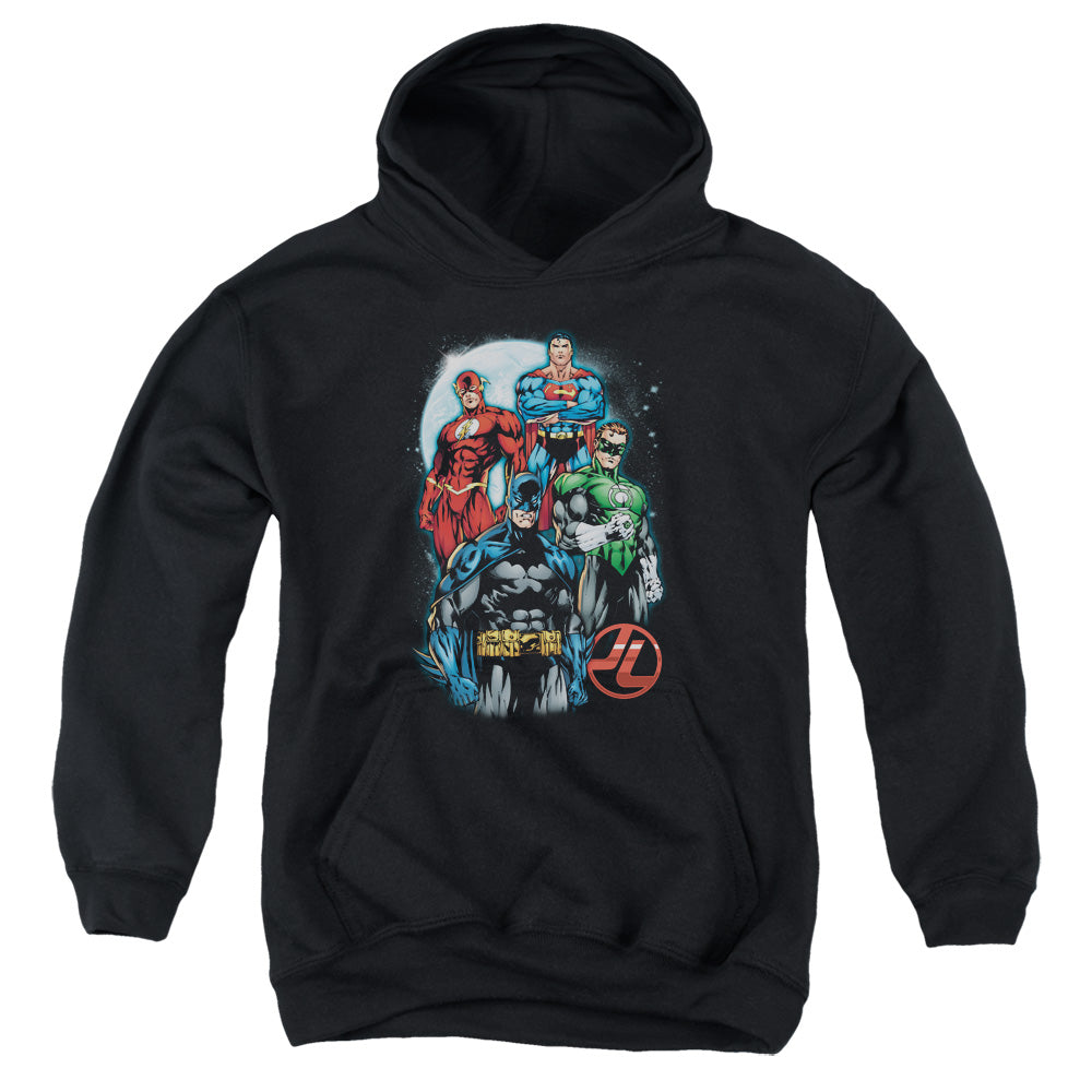 Justice League the Four Kids Youth Hoodie Black