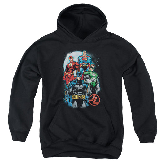 Justice League the Four Kids Youth Hoodie Black