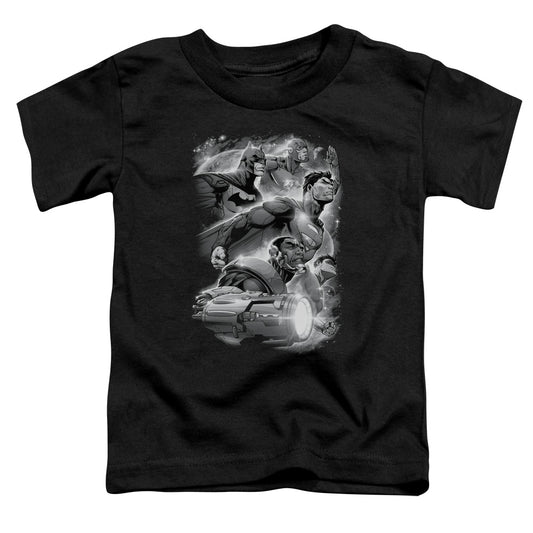Justice League Atmospheric Toddler Kids Youth T Shirt Black