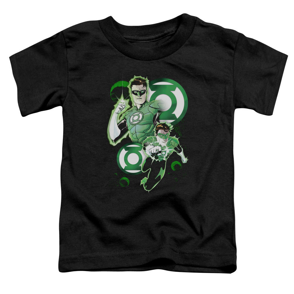 Justice League Gl in Action Toddler Kids Youth T Shirt Black