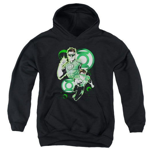 Justice League Gl in Action Kids Youth Hoodie Black