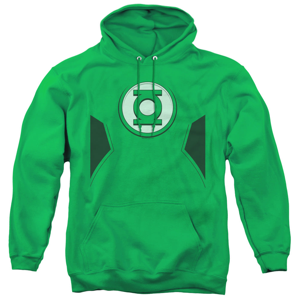 Justice League New Gl Uniform Mens Hoodie Kelly Green