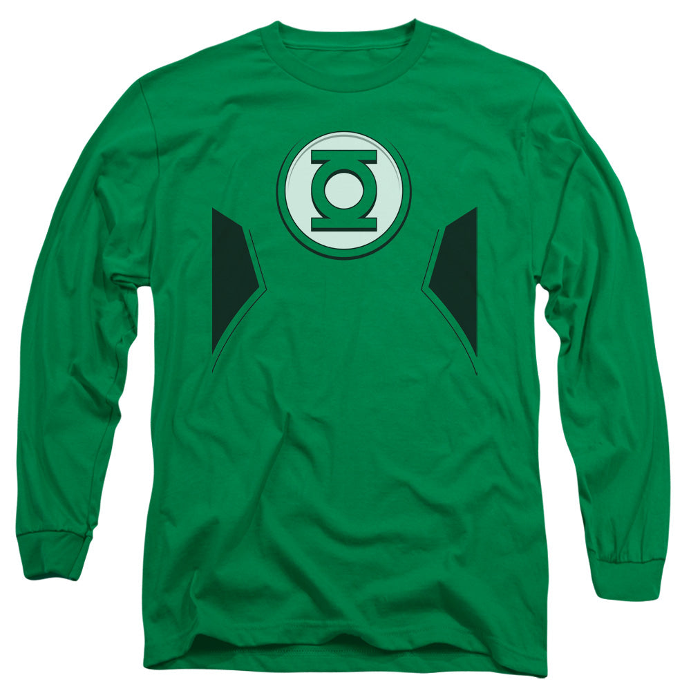 Justice League New Gl Uniform Mens Long Sleeve Shirt Kelly Green