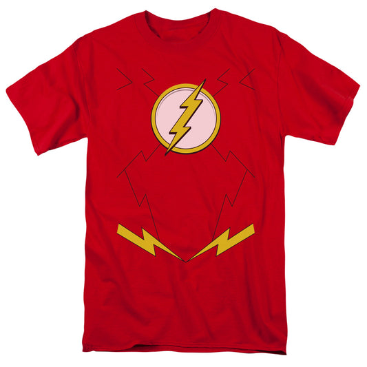 Jla New Flash Uniform Mens T Shirt Red