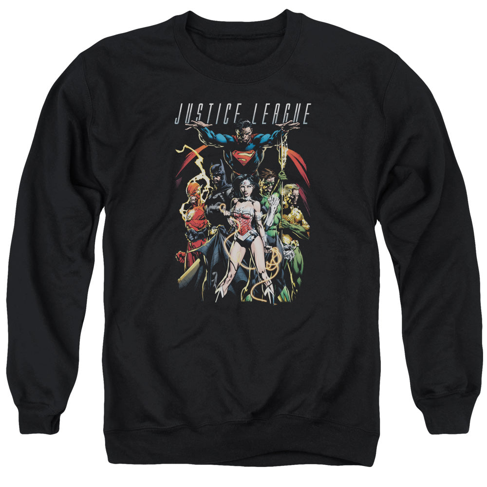 Justice League Dark Days Mens Crewneck Sweatshirt Black