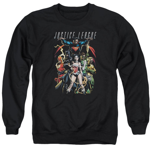 Justice League Dark Days Mens Crewneck Sweatshirt Black