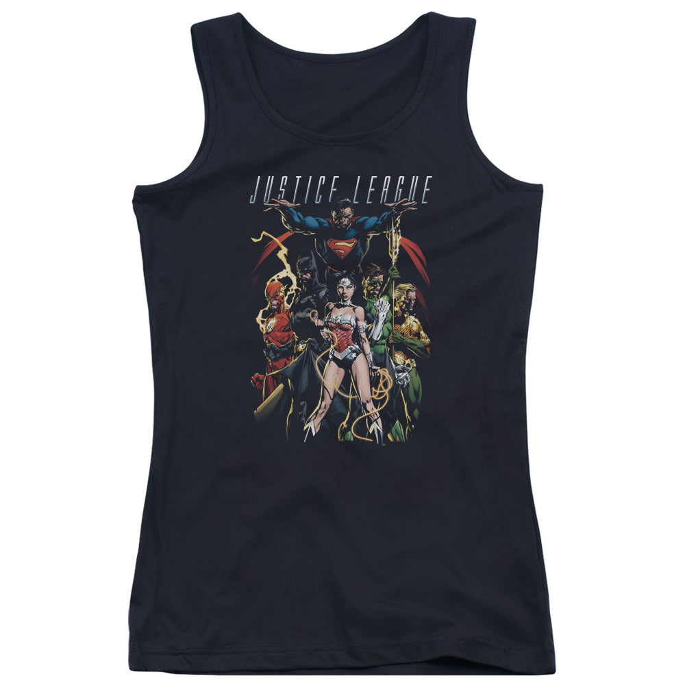 Justice League Dark Days Womens Tank Top Shirt Black