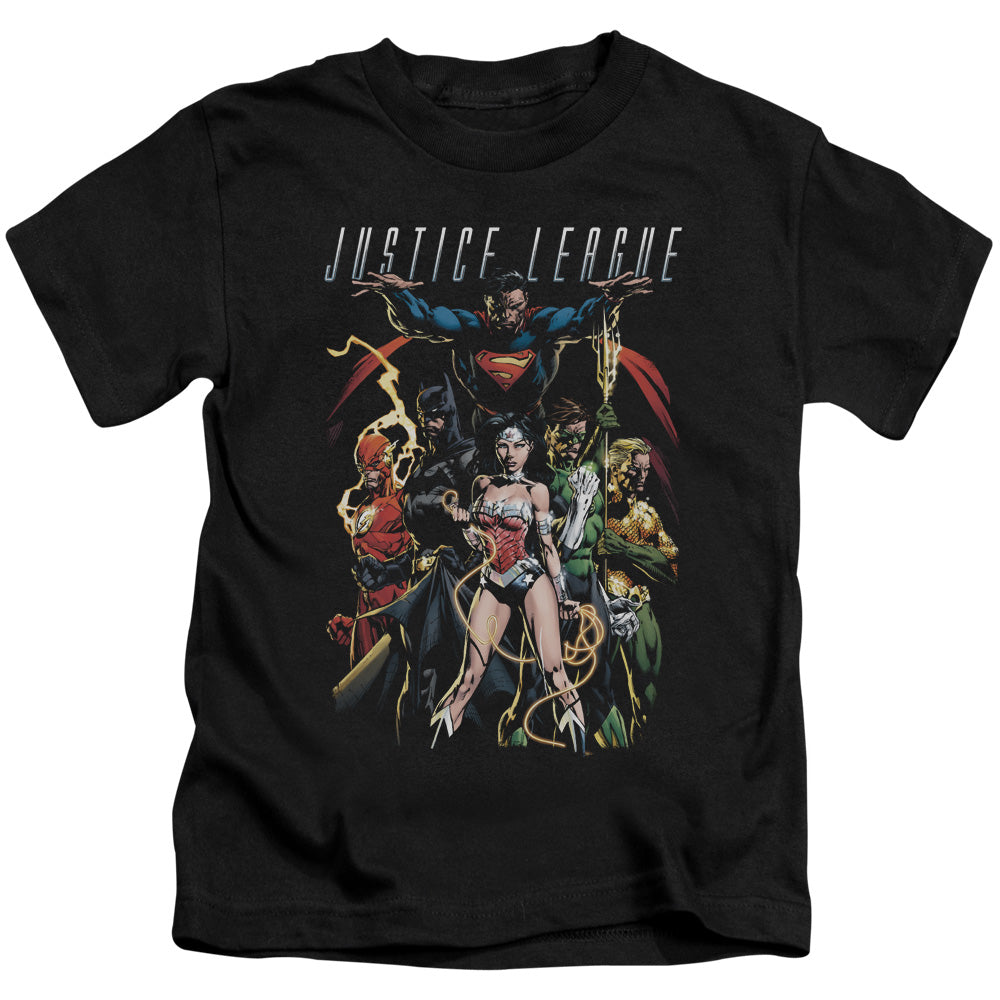 Justice League Dark Days Juvenile Kids Youth T Shirt Black 