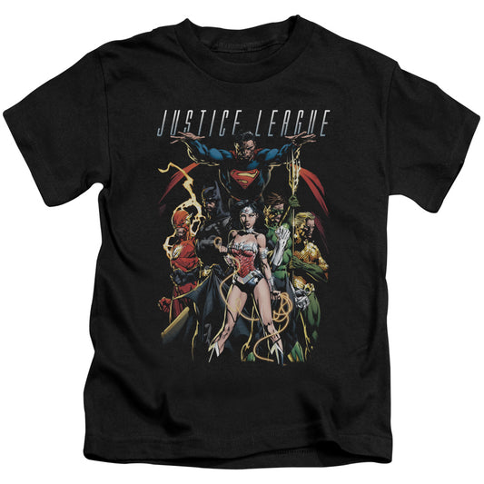 Justice League Dark Days Juvenile Kids Youth T Shirt Black 