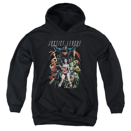 Justice League Dark Days Kids Youth Hoodie Black