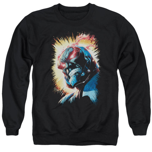 Justice League Darkseid is Mens Crewneck Sweatshirt Black
