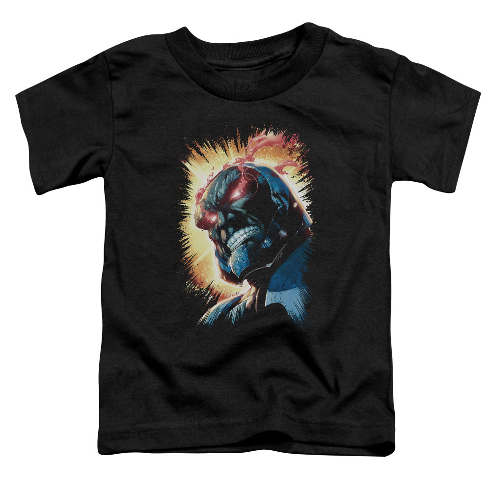 Justice League Darkseid is Toddler Kids Youth T Shirt Black