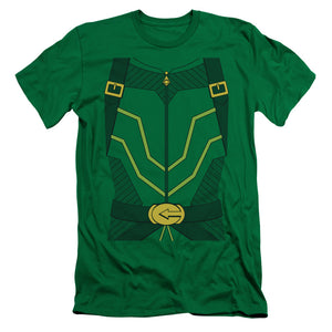 Justice League Arrow Uniform Slim Fit Mens T Shirt Kelly Green