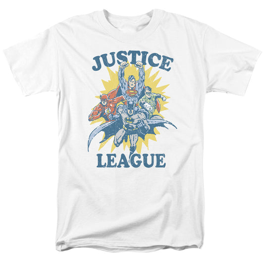 Justice League Lets Do This Mens T Shirt White