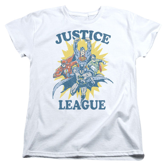Justice League Lets Do This Womens T Shirt White