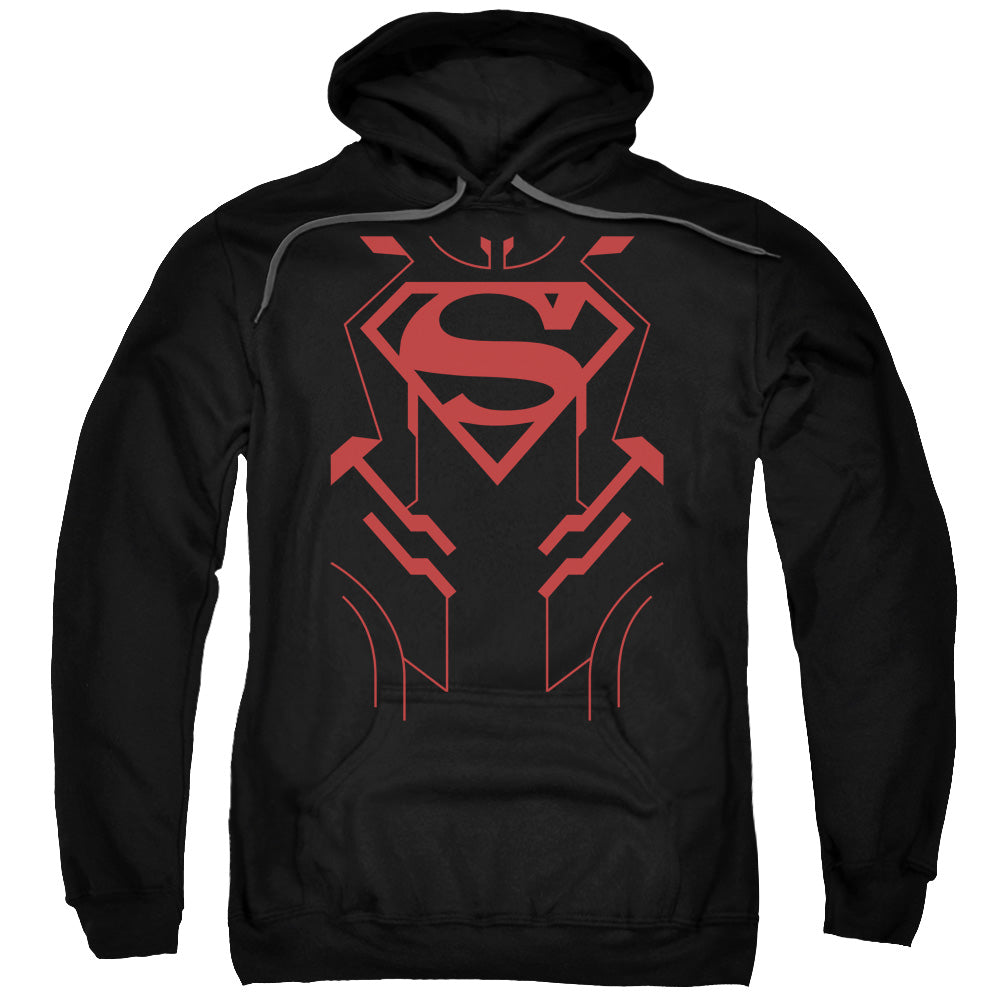 Justice League Superboy Mens Hoodie Black