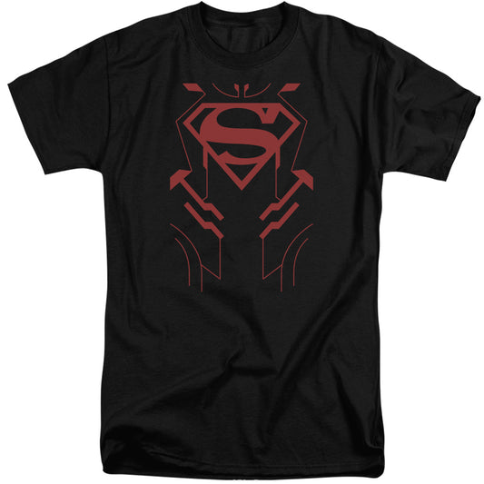 Justice League Superboy Mens Tall T Shirt Black
