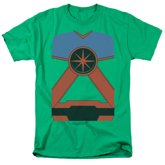Justice League Martian Mh Mens T Shirt Kelly Green