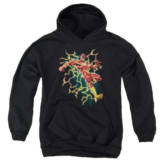 Justice League Electric Death Kids Youth Hoodie Black