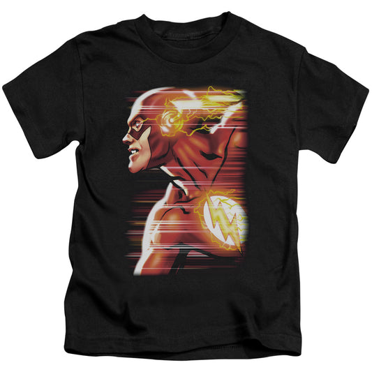 Justice League Speed Head Juvenile Kids Youth T Shirt Black