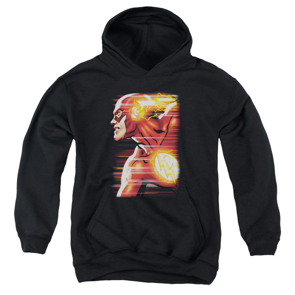 Justice League Speed Head Kids Youth Hoodie Black