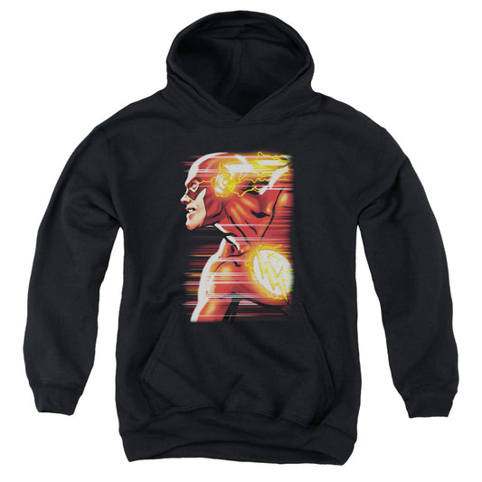 Justice League Speed Head Kids Youth Hoodie Black