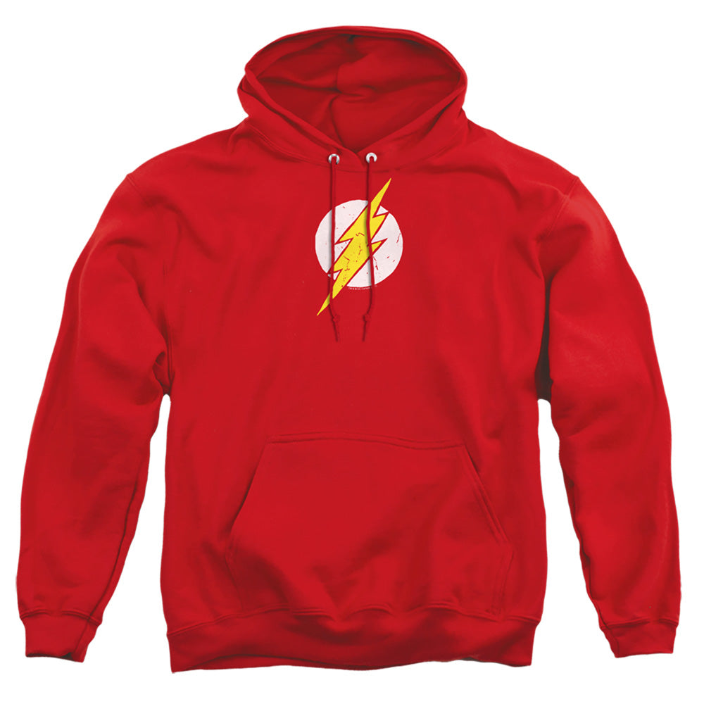 Jla Rough Flash Mens Hoodie Red