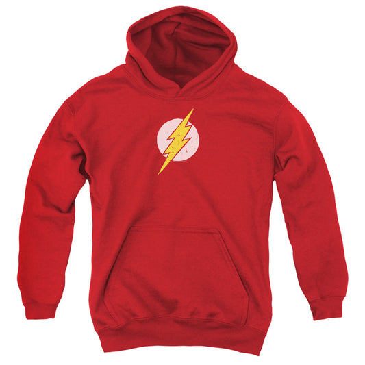 Justice League Rough Flash Kids Youth Hoodie Red