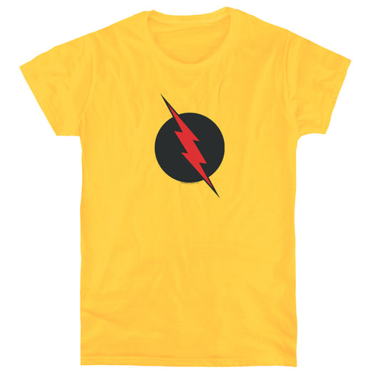 Justice League Reverse Flash Womens T Shirt Yellow