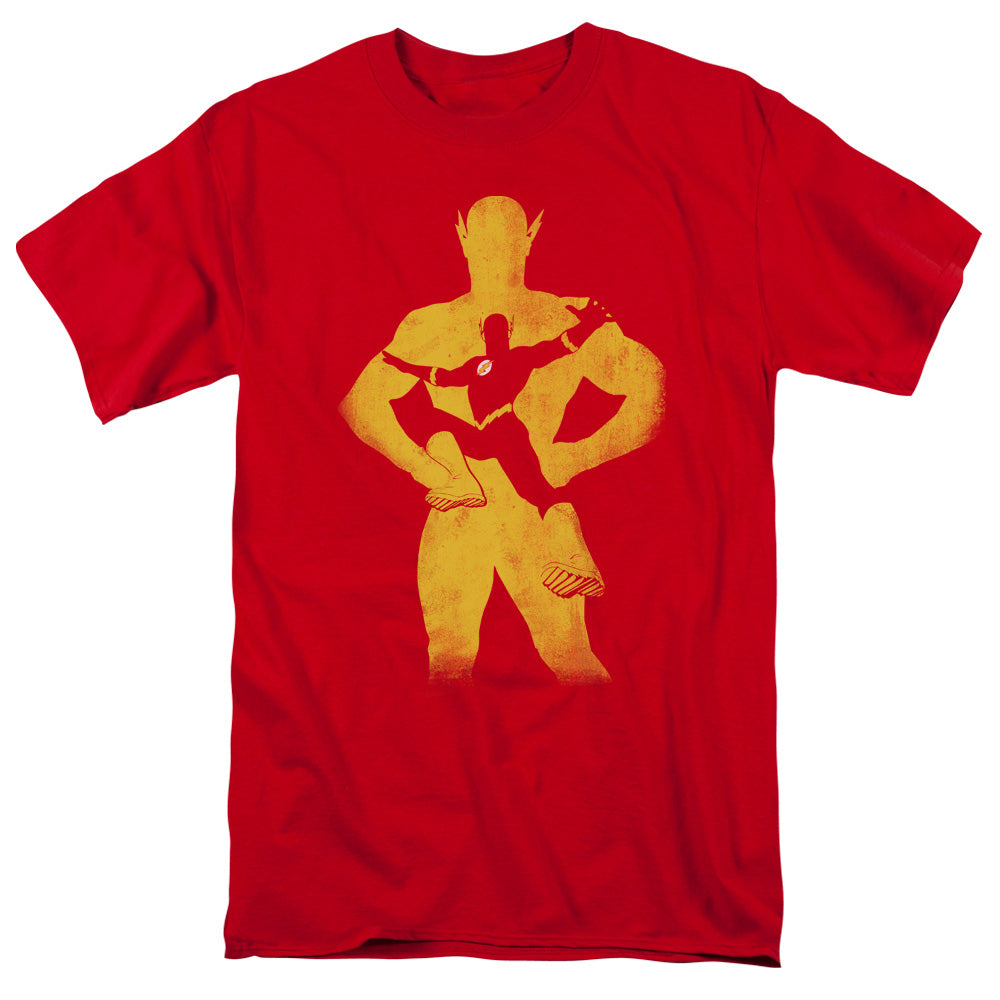 Jla Flash Knockout Mens T Shirt Red