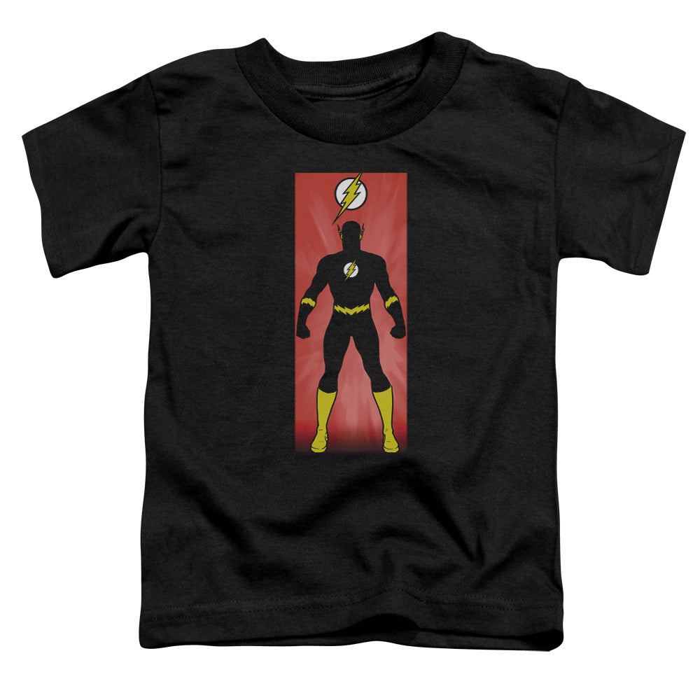 Justice League Flash Block Toddler Kids Youth T Shirt Black