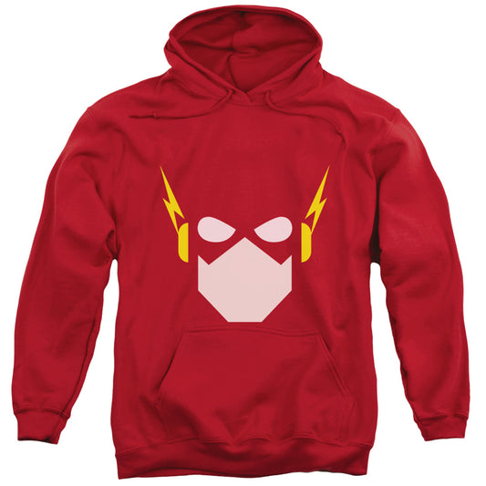 Justice League Flash Head Mens Hoodie Red