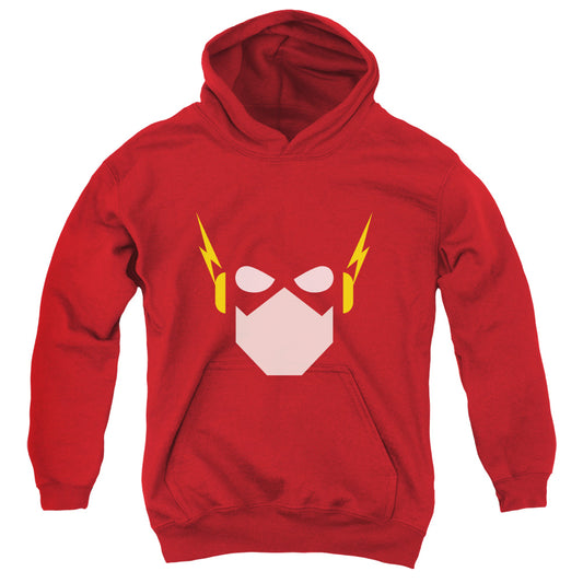 Justice League Flash Head Kids Youth Hoodie Red