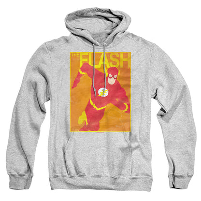 Justice League Of America Simple Flash Poster Mens Hoodie Athletic Heather Officially Licensed
