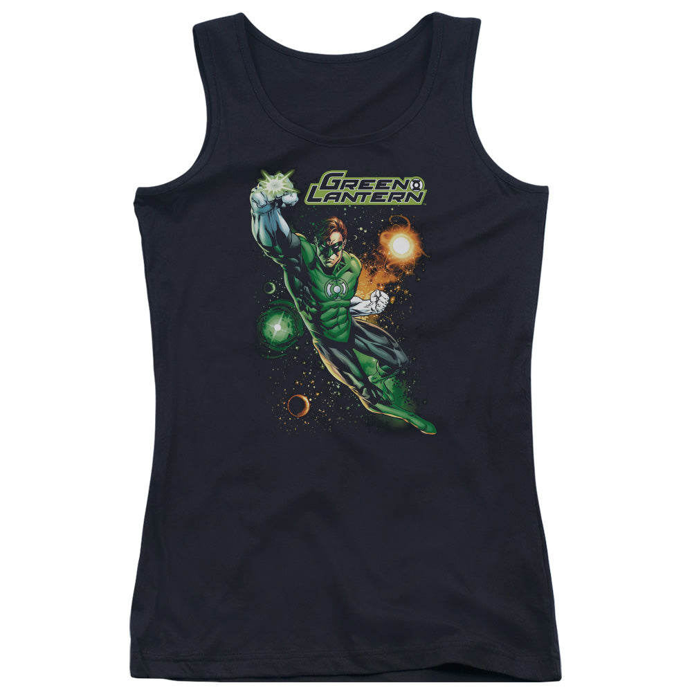 Justice League Galactic Guardian Womens Tank Top Shirt Black