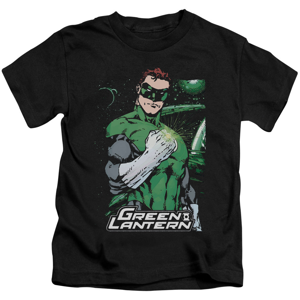 Justice League Fist Flare Juvenile Kids Youth T Shirt Black